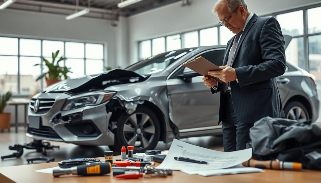 Schadensbewertung Auto Versicherung