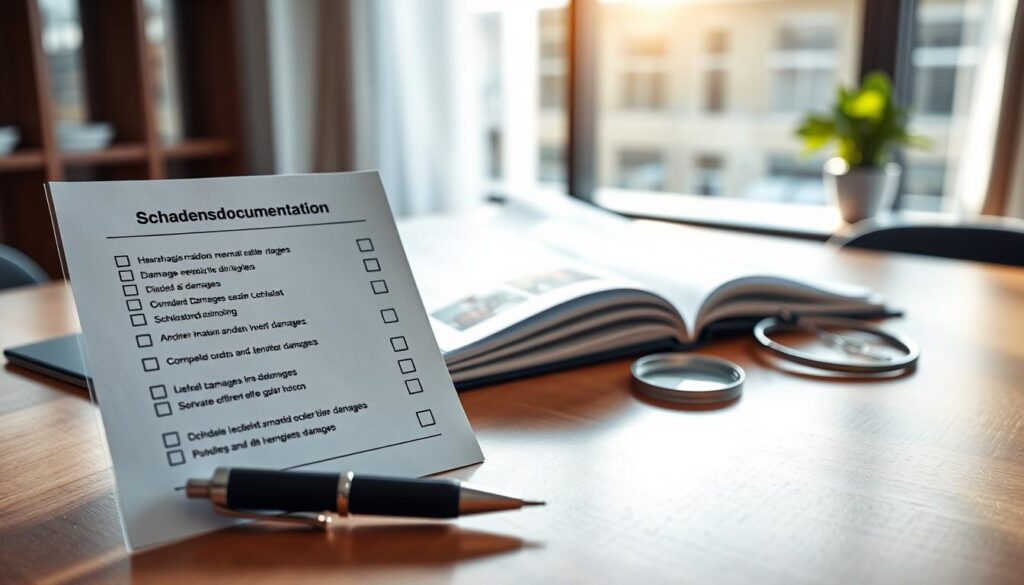Schadensdokumentation Checkliste